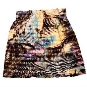 Xhilaration Skirt Women XS Elastic Waist Layered Ruffle NOS Vintage Y2K